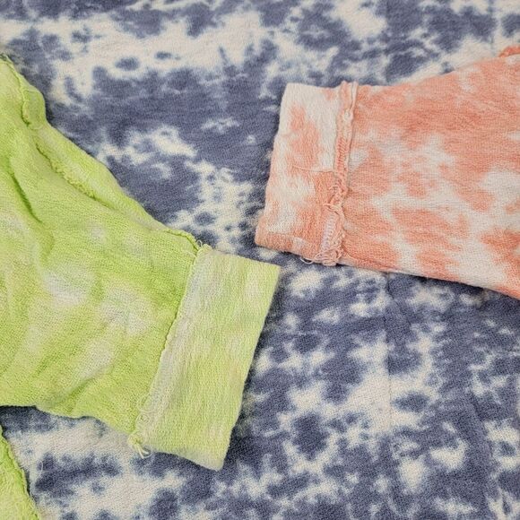 Free People We The Free Chasing The Sun Top Size Small Tie Dye Oversized Boho - Picture 12 of 12